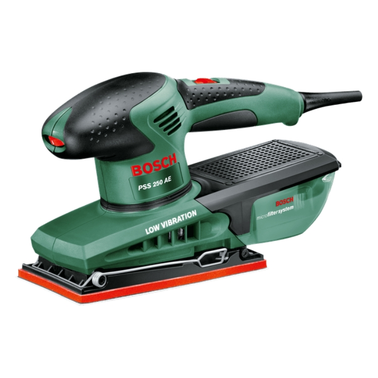 BOSCH oscilirajuća brusilica PSS 250 AE + kovčeg