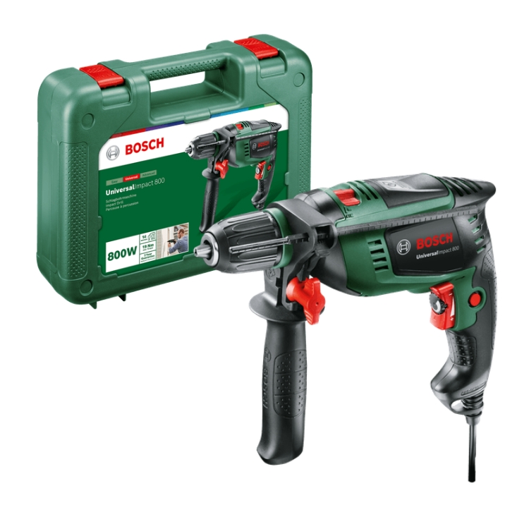 BOSCH udarna bušilica UniversalImpact 800 + kovčeg