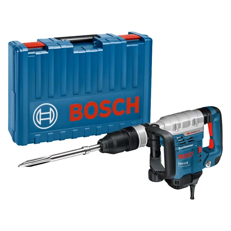 BOSCH udarni čekić GSH 5 CE + kovčeg