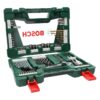 BOSCH 83-dijelni V-Line TiN set svrdla i bitova s LED baterijskom svjetiljkom i francuskim ključem