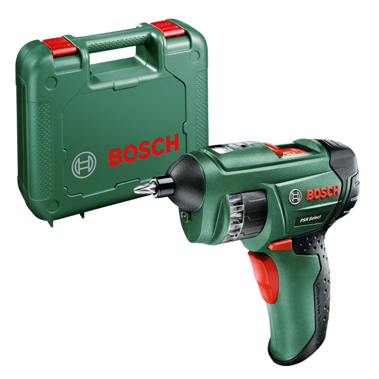 BOSCH aku bušilica-izvijač PSR Select 3,6V 1,5Ah + kovčeg