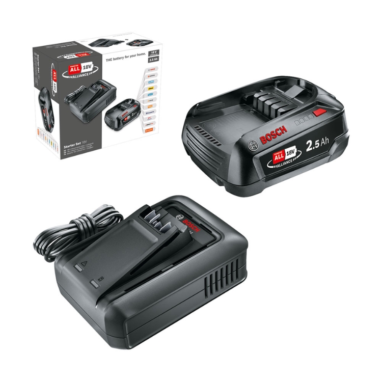 BOSCH aku set PBA 1x18V 2,5Ah + AL 18V-44