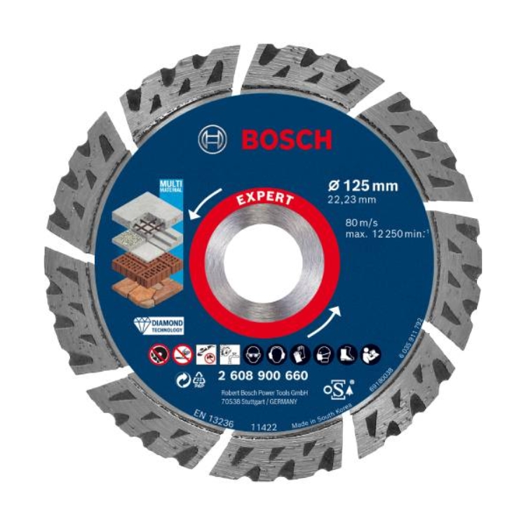 BOSCH dijamantna rezna ploča Expert Multi Material 125×2,2 mm