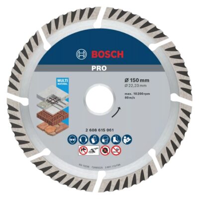 BOSCH dijamantna rezna ploca PRO Multi Material 150×24 mm alati matic 881343860 Alati Matić Alati vrhunske cijene i kvalitete