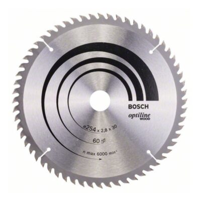BOSCH list kruzne pile Optiline Wood 254x30x28 mm Z60 alati matic 881347660 Alati Matić Alati vrhunske cijene i kvalitete