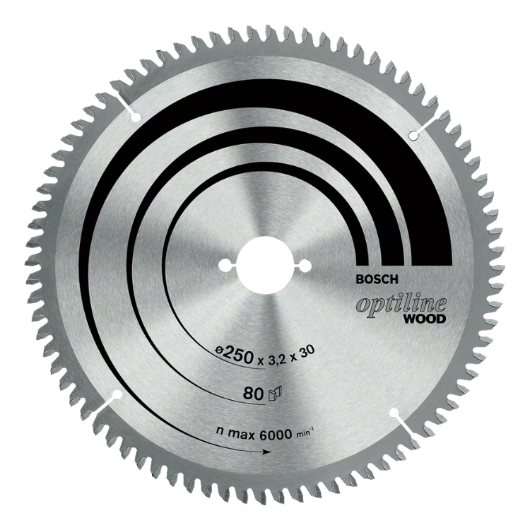 BOSCH list kružne pile Optiline Wood 254x30x2,8 mm Z80