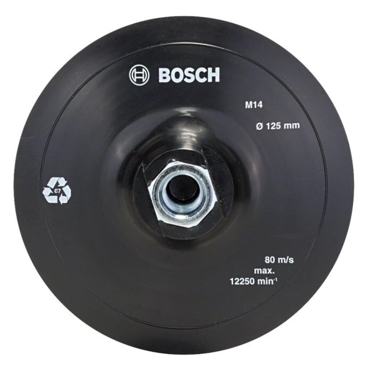 BOSCH potporni tanjur s čičak prihvatom 125 mm