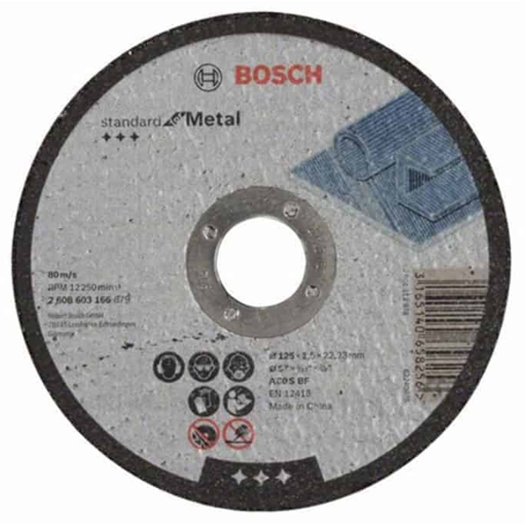 BOSCH rezna ploča za metal ravna Standard 125×2,5 mm