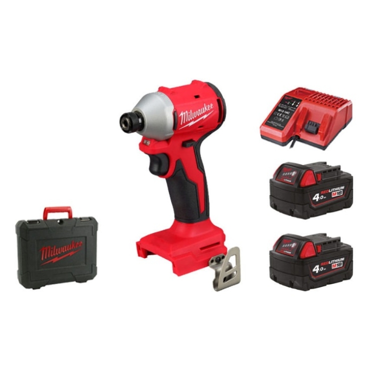 Milwaukee M18BLIDRC-402C akumulatorski udarni zavrtač 1/4"