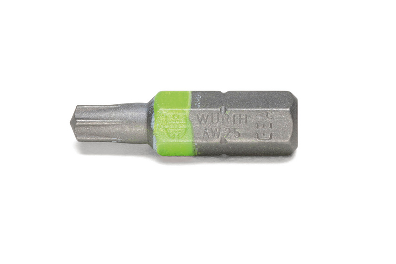 Wurth BIT-AW25-ZELENI-1/4-L25MM