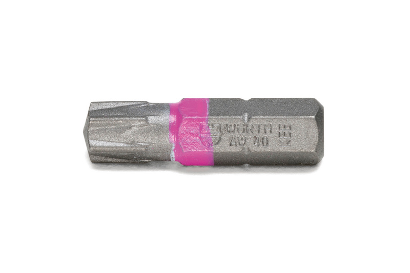 Wurth BIT-AW40-RUŽIČASTI-1/4-L25MM
