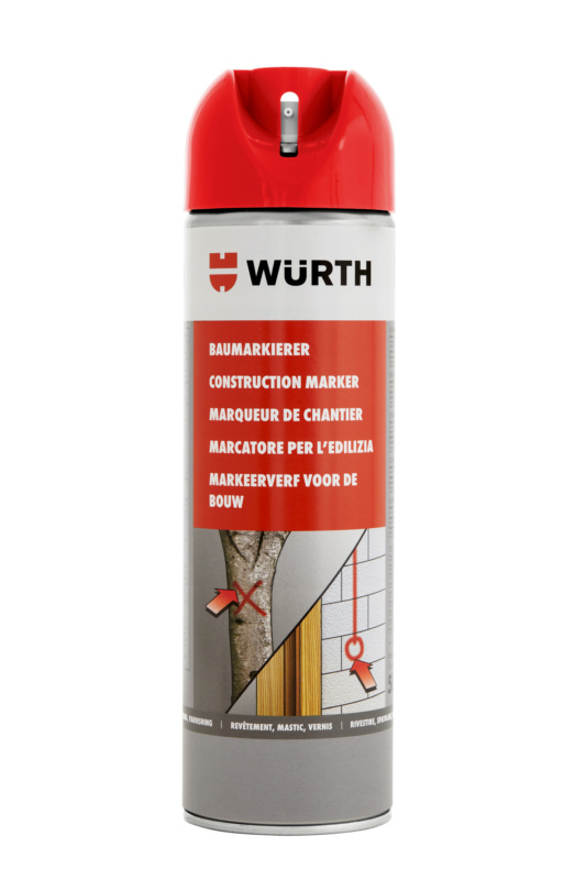 Wurth BOJA ZA OBILJEŽAVANJE-CRVENA-500ML