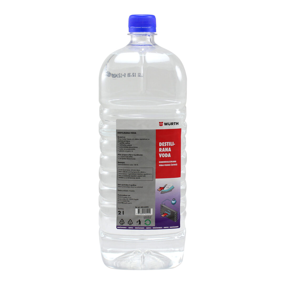 Wurth DESTILIRANA VODA, PET AMBALAŽA - 2L