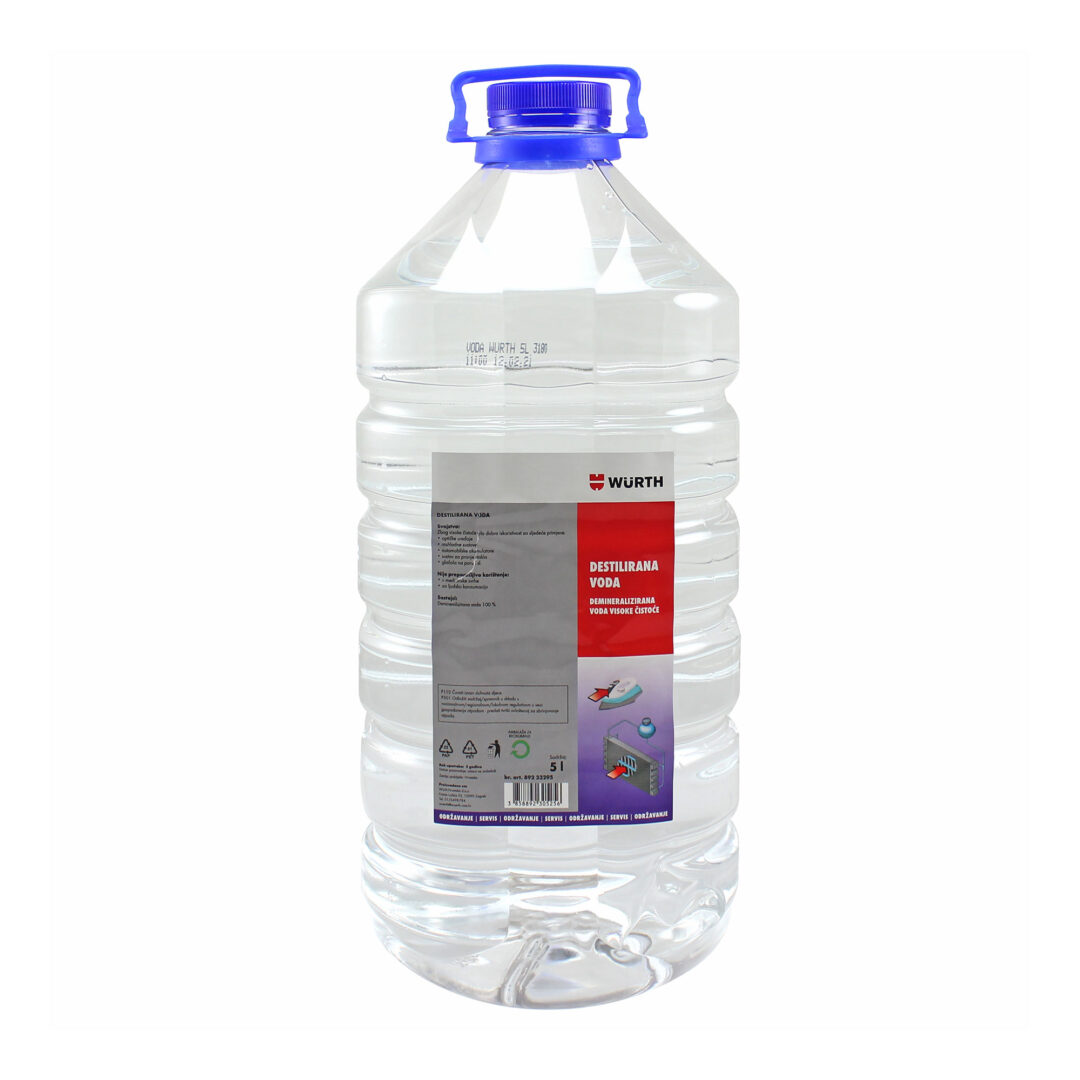 Wurth DESTILIRANA VODA, PET AMBALAŽA - 5L