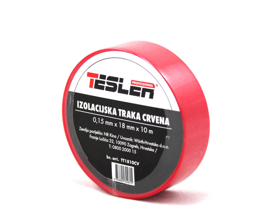 Wurth IZOLIR TRAKA CRVENA TESLER 0,15mm x 18mm x 10m
