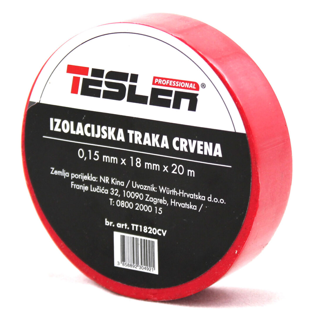 Wurth IZOLIR TRAKA CRVENA TESLER 0,15mm x 18mm x 20m