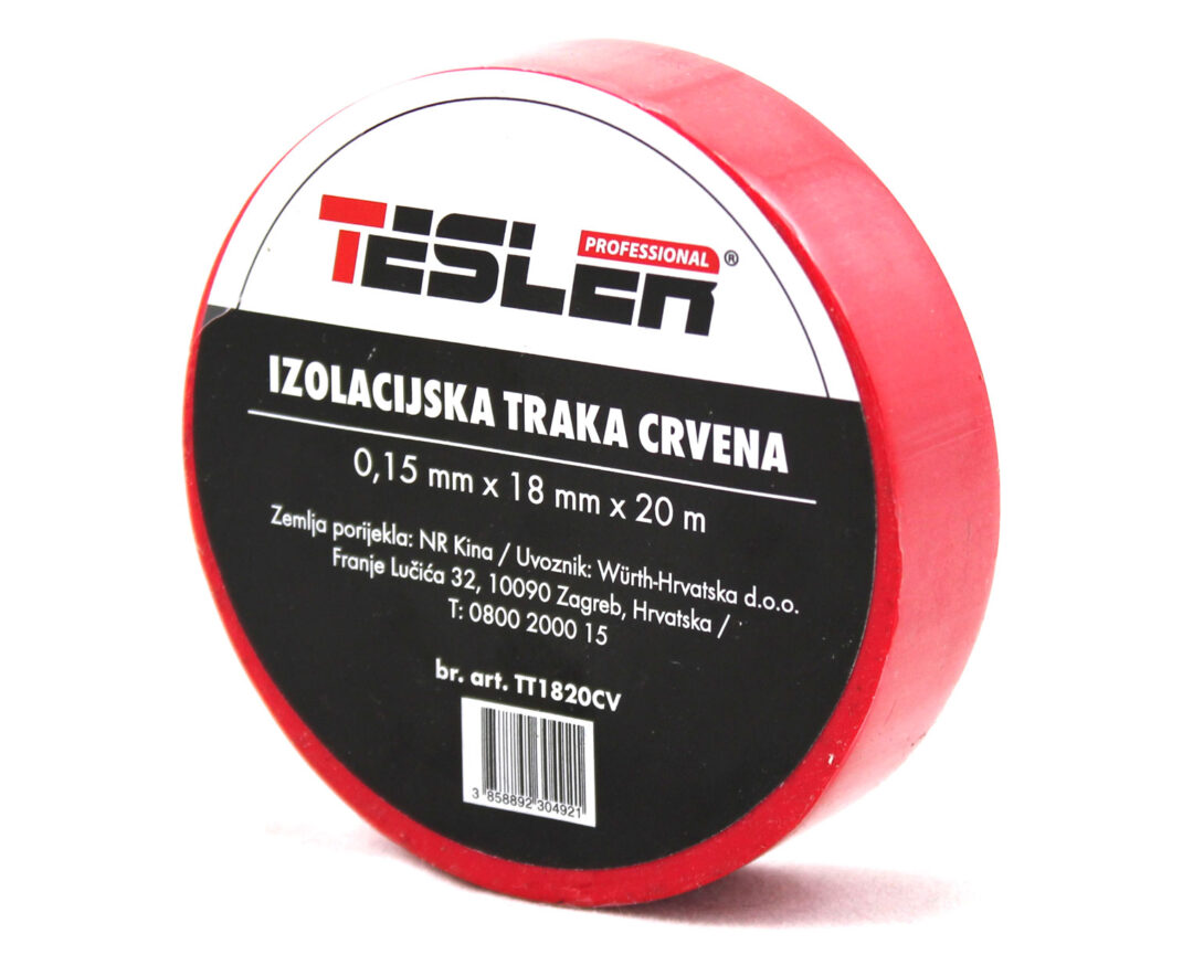 Wurth IZOLIR TRAKA CRVENA TESLER 0,15mm x 18mm x 20m