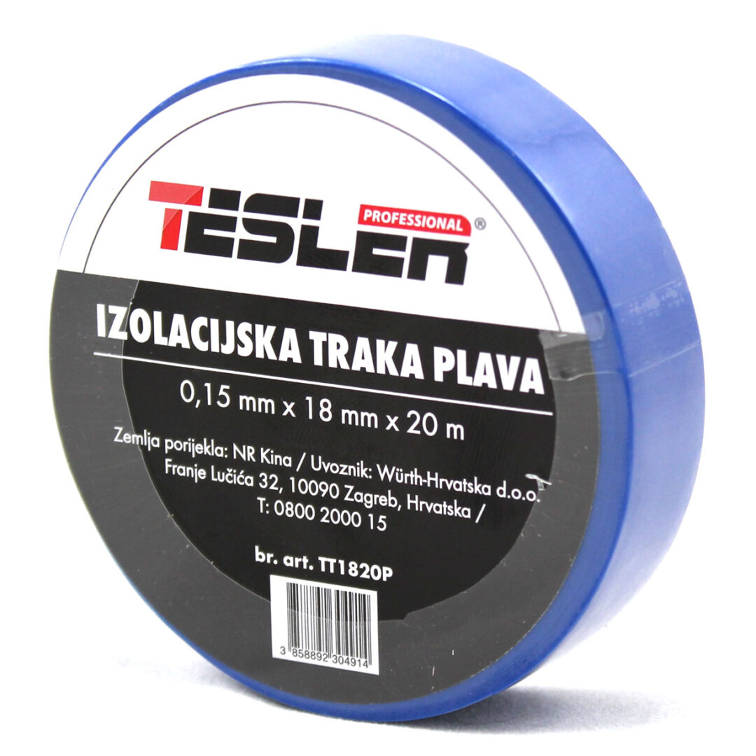 Wurth IZOLIR TRAKA PLAVA TESLER 0,15mm x 18mm x 20m