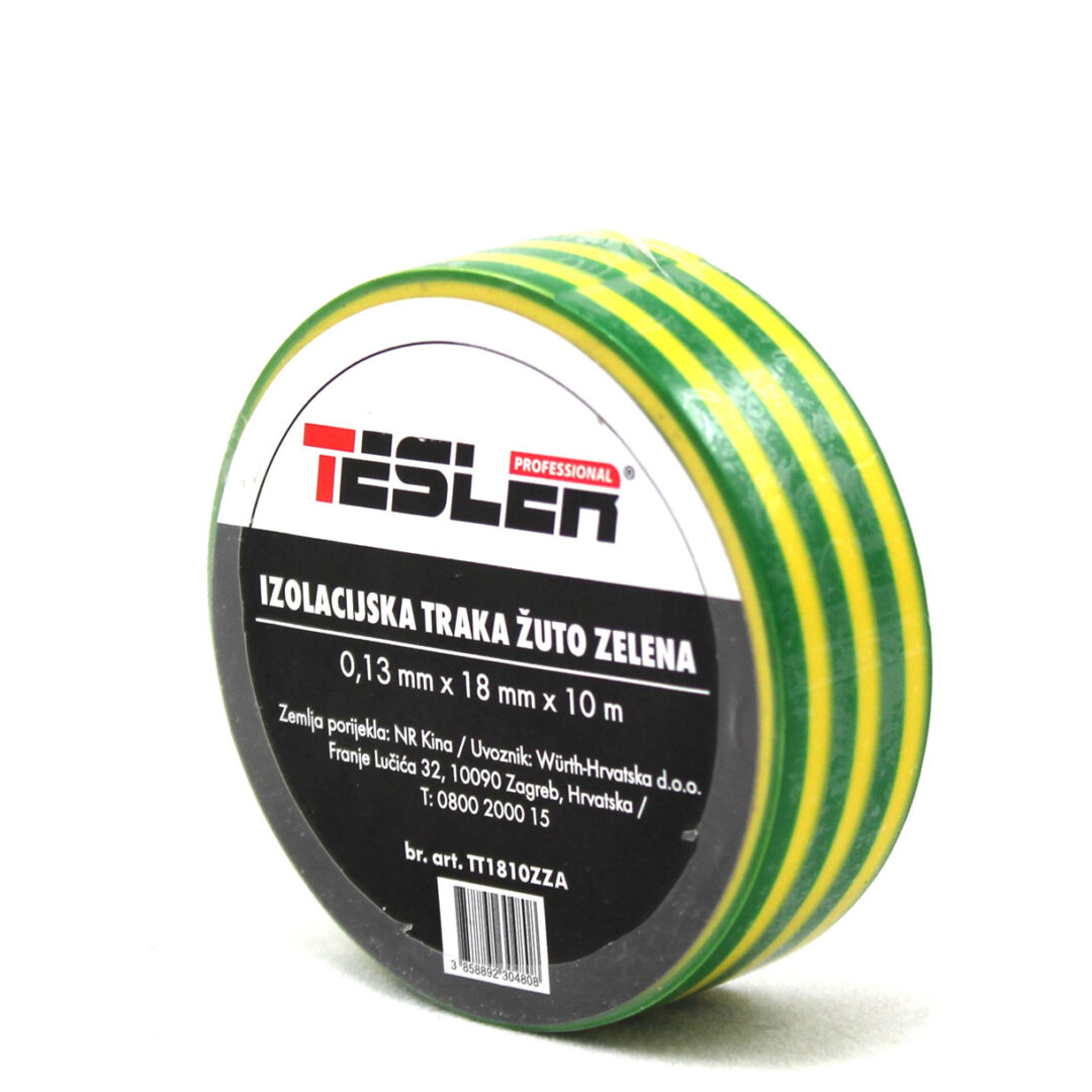Wurth IZOLIR TRAKA ŽUTO/ZEL TESLER 0,15mm x 18mm x 20m