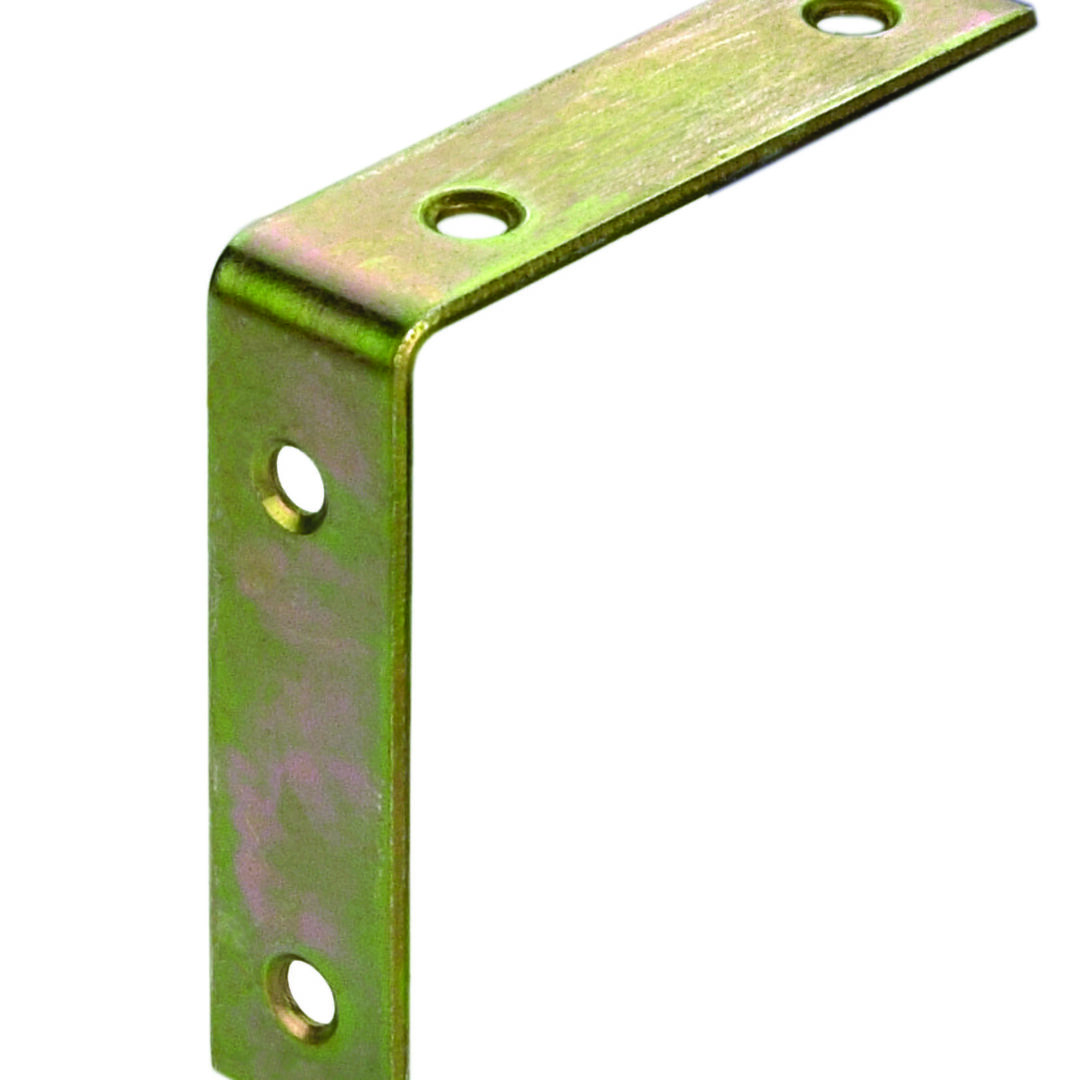 Wurth KUTNIK PERFORIRANI ŽUTO Zn 75X75X16X2mm - pak 4kom