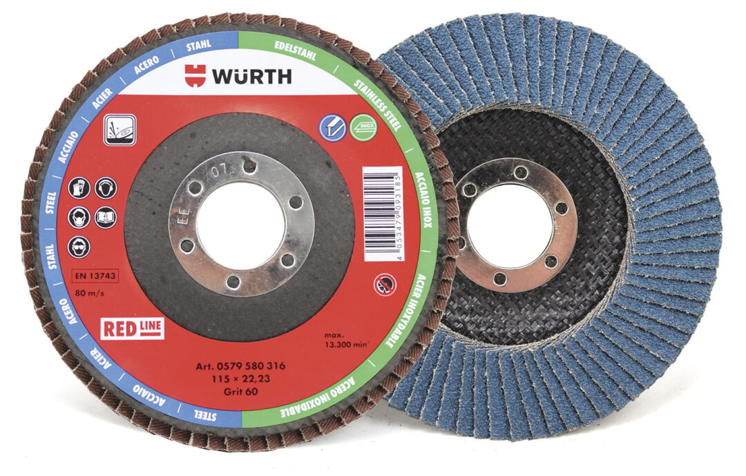 Wurth LEPEZ.BRUSNA PLOČA-FE/INOX-B22,23-G40-D125MM