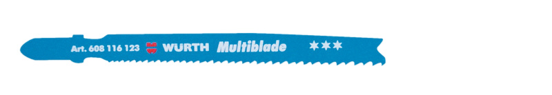Wurth LIST UBODNE PILE-PAK.5KOM-METAL-MULTIBLADE-75MM