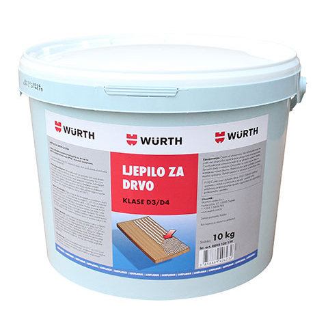 Wurth LJEPILO ZA DRVO D3 10KG