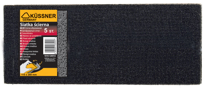 Wurth MREŽICA ZA GIPS P120 115X280mm 5kom