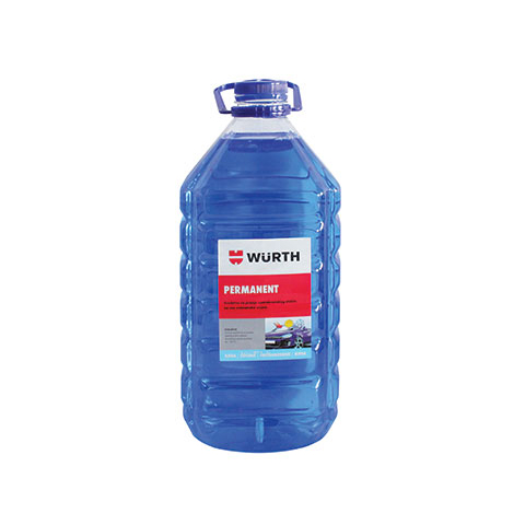 Wurth PERMANENT  5L  SRED.ZA PRANJE VJETRO.STAKLA-ZIMSKO