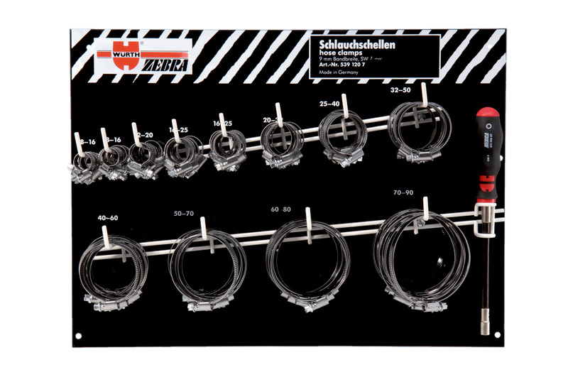 Wurth SET-OBUJMICA ZA CRIJEVO-B9MM+ODVIJAČ SW7