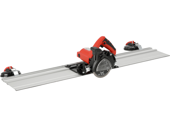 YATO električni rezač pločica 1400W 125mm sa vodilicom i vakum držačima 1500mm