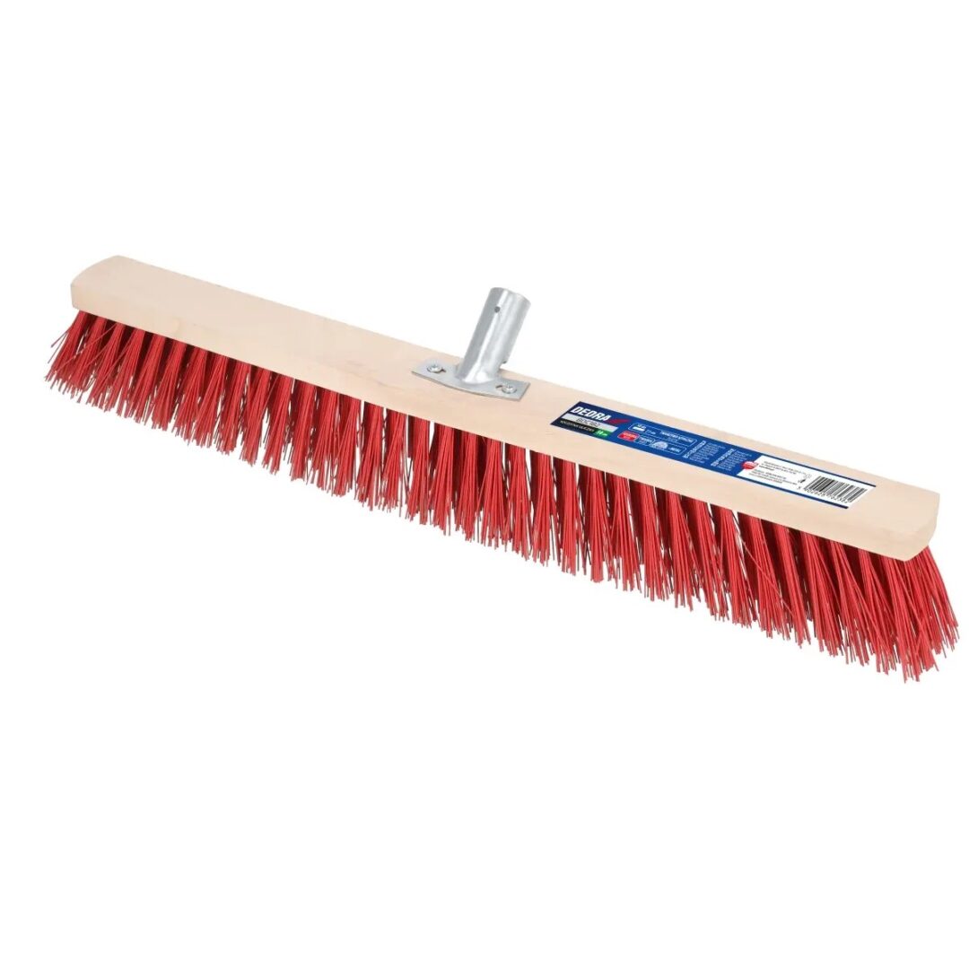 DEDRA široka ulična metla s metalnim držačem